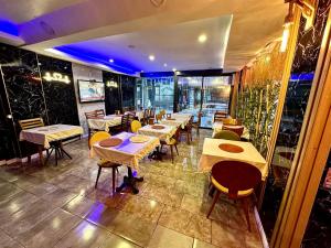 En restaurang eller annat matställe på Golden Prince Hotel Taksim