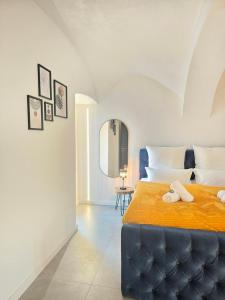 Design I Gewölbe I sanierter Pferdestall I EuropaPark I Boxspring I Nespresso I Terrasse I Parkplatz客房内的一张或多张床位