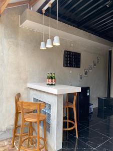 Dapur atau dapur kecil di Pragma House 2 rooms with privat pool