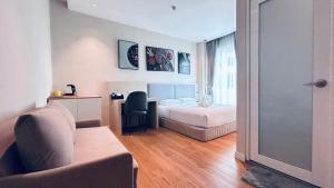Postel nebo postele na pokoji v ubytování AP Concept Hotel + 16 fotografií