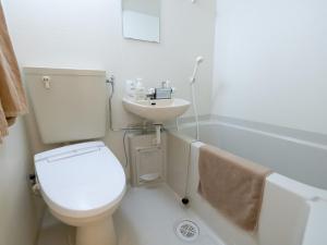 Koupelna v ubytování Hotel Taiyo Noen Tokushima Kenchomae