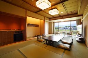 Istumisnurk majutusasutuses Kintarou Onsen Hotel