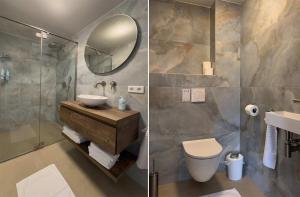 Koupelna v ubytování Hotel 't Spijker + 36 fotografií