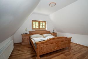 Posteľ alebo postele v izbe v ubytovaní NaturparkResort s`Keuscherl