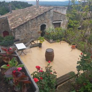 Zahrada ubytování Aux Vieux Arceaux