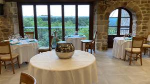 Restaurace v ubytování Aux Vieux Arceaux