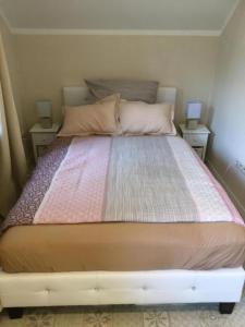 En eller flere senge i et værelse på Appartement am Westkorso Allerfeinste Lage