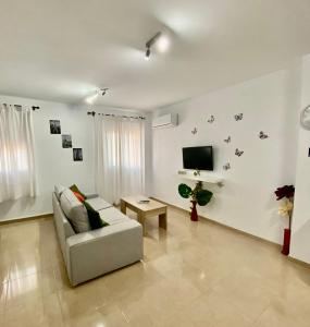 TV a/nebo společenská místnost v ubytování “SMILE NERJA” chic apartment with WIFI, 4 guests
