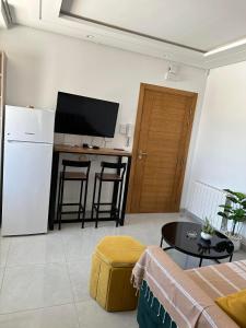 Kuchyň nebo kuchyňský kout v ubytování Nouveau appartement