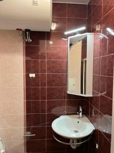 Koupelna v ubytování Apartment Mihaela