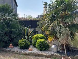 Zahrada ubytování Un ptit coin de paradis chez JF et Daisy à Plouescat