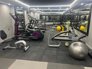 Fitness centrum a/nebo fitness zařízení v ubytování Mount Nebo Hotel & Restaurant Madaba City Center
