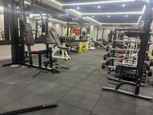 Fitness centrum a/nebo fitness zařízení v ubytování Mount Nebo Hotel & Restaurant Madaba City Center