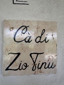 Certifikát, hodnocení, plakát nebo jiný dokument vystavený v ubytování Ca' di Zio Tinu