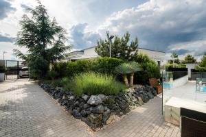 Zahrada ubytování Apartmány Ladná