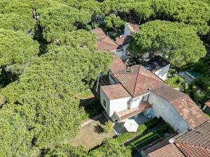 eine Aussicht über ein Haus im Wald in der Unterkunft Holiday Home Casa Polipo by Interhome in Principina a Mare