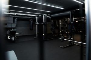 Fitness centrum a/nebo fitness zařízení v ubytování Hobo Helsinki