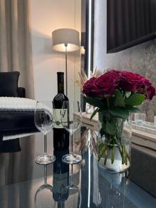Nápoje v ubytování Apartament z Jacuzzi