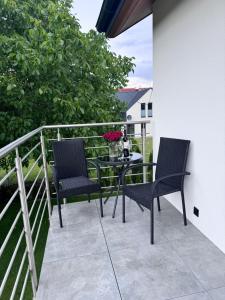 Balkón nebo terasa v ubytování Apartament z Jacuzzi