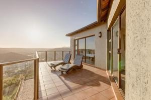 Balkón nebo terasa v ubytování Garden Route Ilita Lodge
