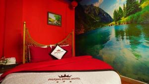 Voodi või voodid majutusasutuse Phuong Dong hotel toas