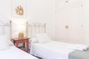 Posteľ alebo postele v izbe v ubytovaní Amplio apartamento en Playa de Regla 2