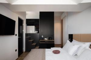 Posteľ alebo postele v izbe v ubytovaní Top rooms