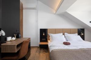 Posteľ alebo postele v izbe v ubytovaní Top rooms