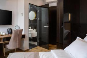 Posteľ alebo postele v izbe v ubytovaní Top rooms