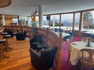 Posezení v ubytování Hôtel Chalet Royal