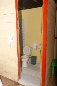 Koupelna v ubytování Cabaña Ecoturistica Villa Inesita