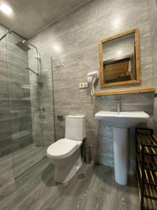 Vannituba majutusasutuses TwinSide Chalet Bakuriani
