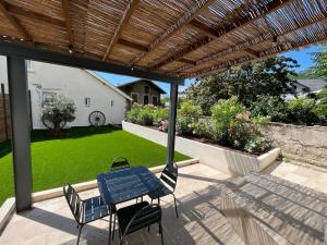 Vonkajšia záhrada v ubytovaní Appartement Proche Hôpital, Jardin privatif
