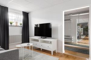 TV a/nebo společenská místnost v ubytování STORM studios
