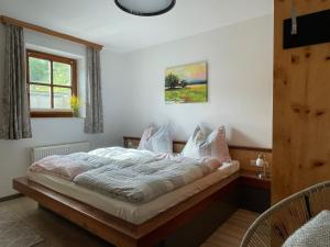 Postel nebo postele na pokoji v ubytování Antenbachhof