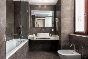 Koupelna v ubytování Gioberti Art Hotel