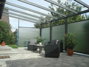 Taman di luar Ferienwohnung Waldfried