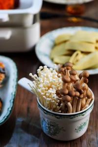 the country house内部或周边提供的食物
