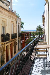 Balcó o terrassa a La LLar de la Kim, Bonita casa a 150m del mar y 40km de Barcelona