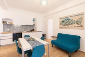 Kuchyň nebo kuchyňský kout v ubytování Capitan Trinchetto Risacca