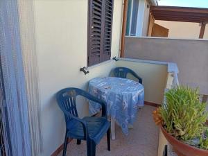 Posteľ alebo postele v izbe v ubytovaní La Ciaccia - appartement vue mer