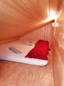 Postel nebo postele na pokoji v ubytování Stoderhütte