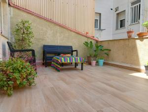 En balkon eller terrasse på LA MACETA