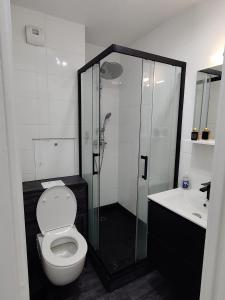 Koupelna v ubytování Studio 25m2 - lumineux et bien équipé + 9 fotografií