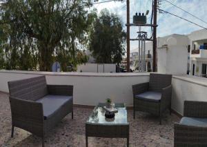 Χώρος καθιστικού στο Amethyst room