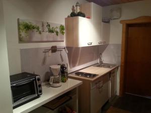 Kuchyň nebo kuchyňský kout v ubytování Appartement Waldeck Perle