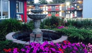 Zahrada ubytování Thriftlodge Edmonton