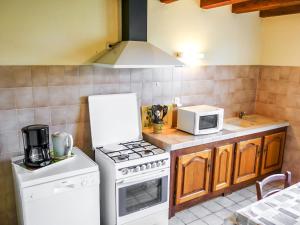 Η κουζίνα ή μικρή κουζίνα στο Holiday Home Le Champ du Lac by Interhome