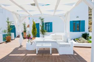 Χώρος καθιστικού στο Pearl Suite