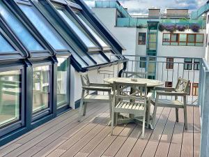 Balkón alebo terasa v ubytovaní Steiner Residences Vienna Nestroyplatz